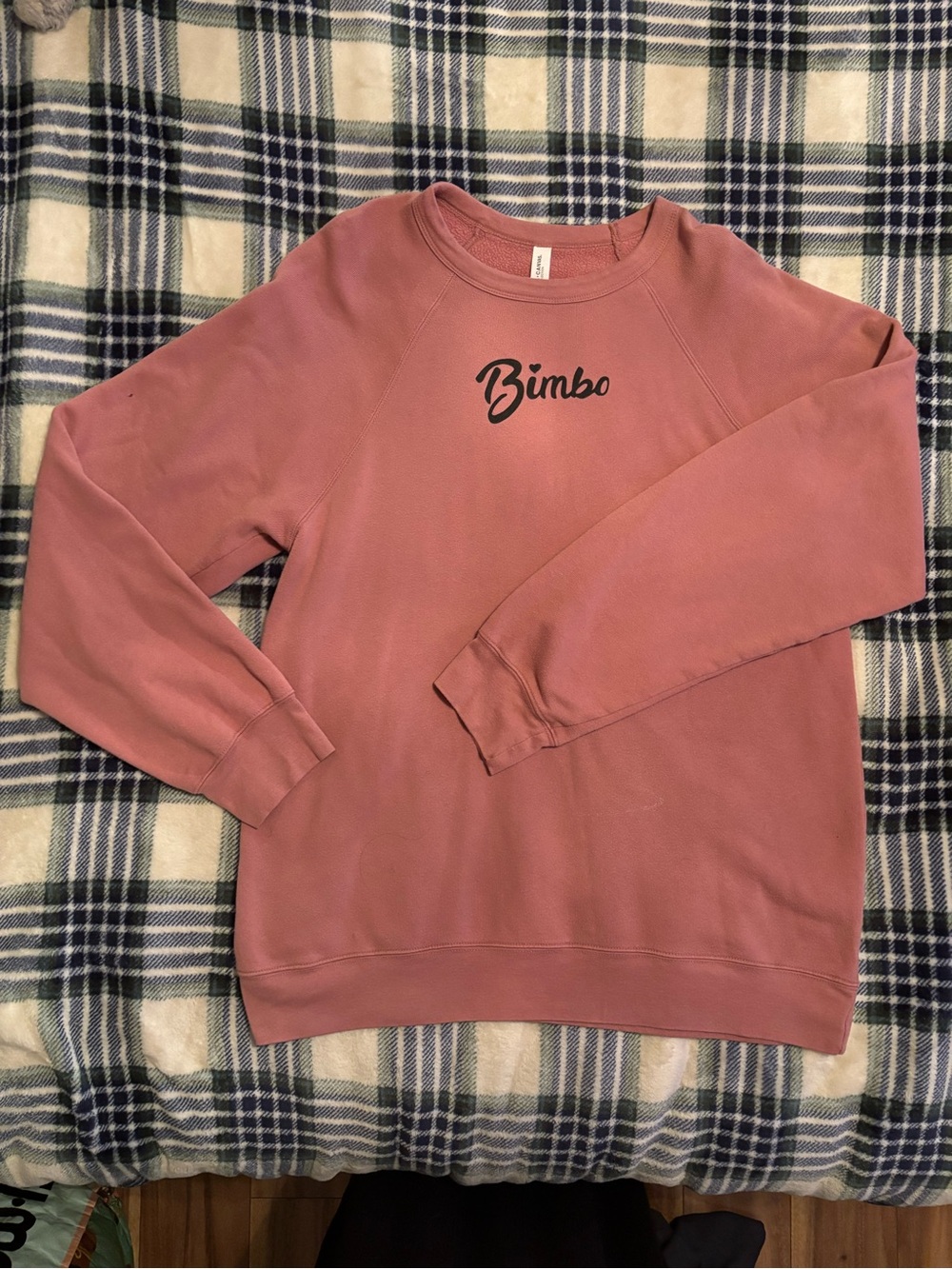 Bimbo Crewneck Sweatshirt in Dusty Pink